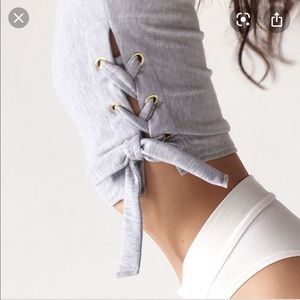 Are You Am I Grey Kai Side Tie